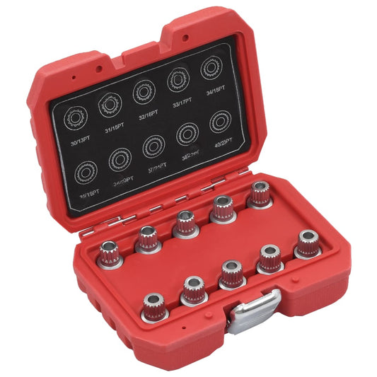 10-osainen lukkomutterihylsysarja BMW-autoille - Harrastajankoti.fi