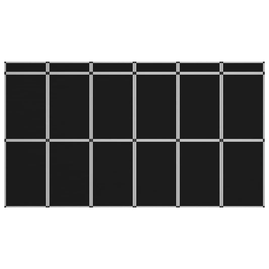 18 paneelin kokoontaittuva näyttelyseinä 362x200 cm musta - Harrastajankoti.fi
