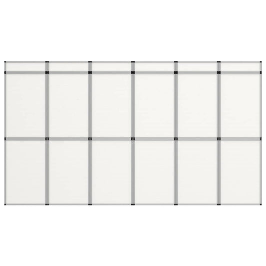 18 paneelin kokoontaittuva näyttelyseinä 362x200 cm valkoinen - Harrastajankoti.fi