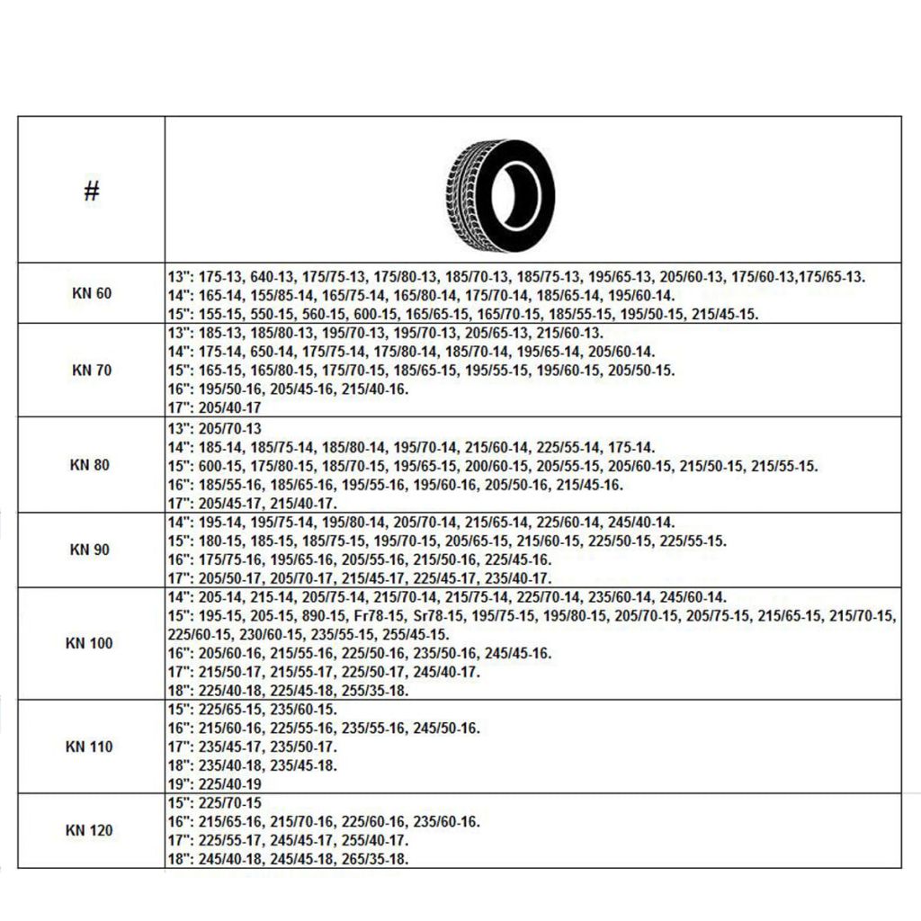 2 kpl Auton Lumiketjut 12 mm KN 90 205/55 205/65 205/50 215/45 - Harrastajankoti.fi
