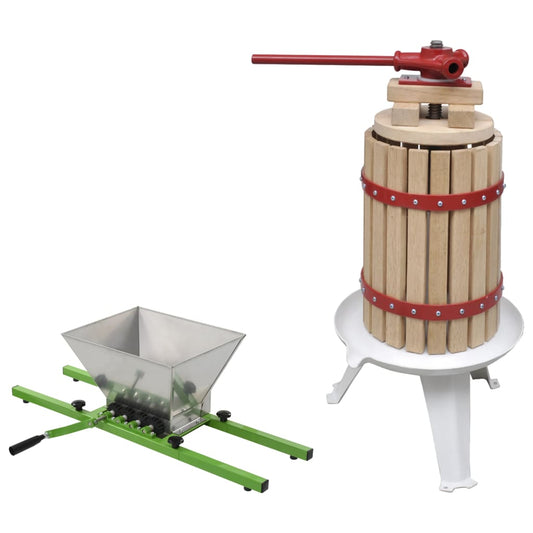 2-osainen hedelmä- ja viinipuristin- ja murskainsarja - Harrastajankoti.fi