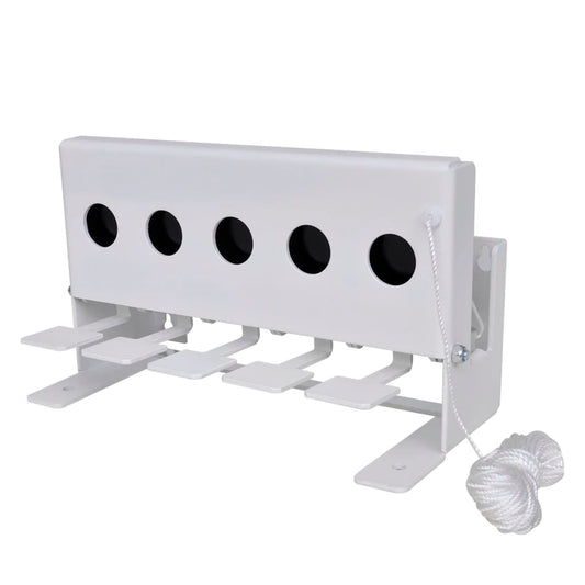 5-reikäinen ampumahiihdon maalitaulu nollausnarulla - Harrastajankoti.fi