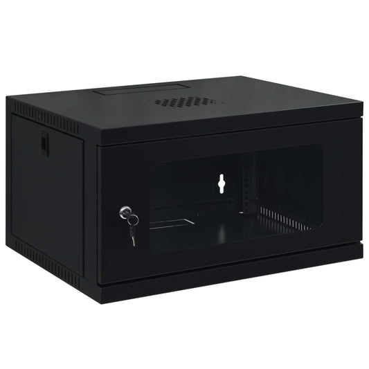 6U Seinäkiinnitettävä verkkolaitekaappi 19" IP20 550x450x368 mm - Harrastajankoti.fi