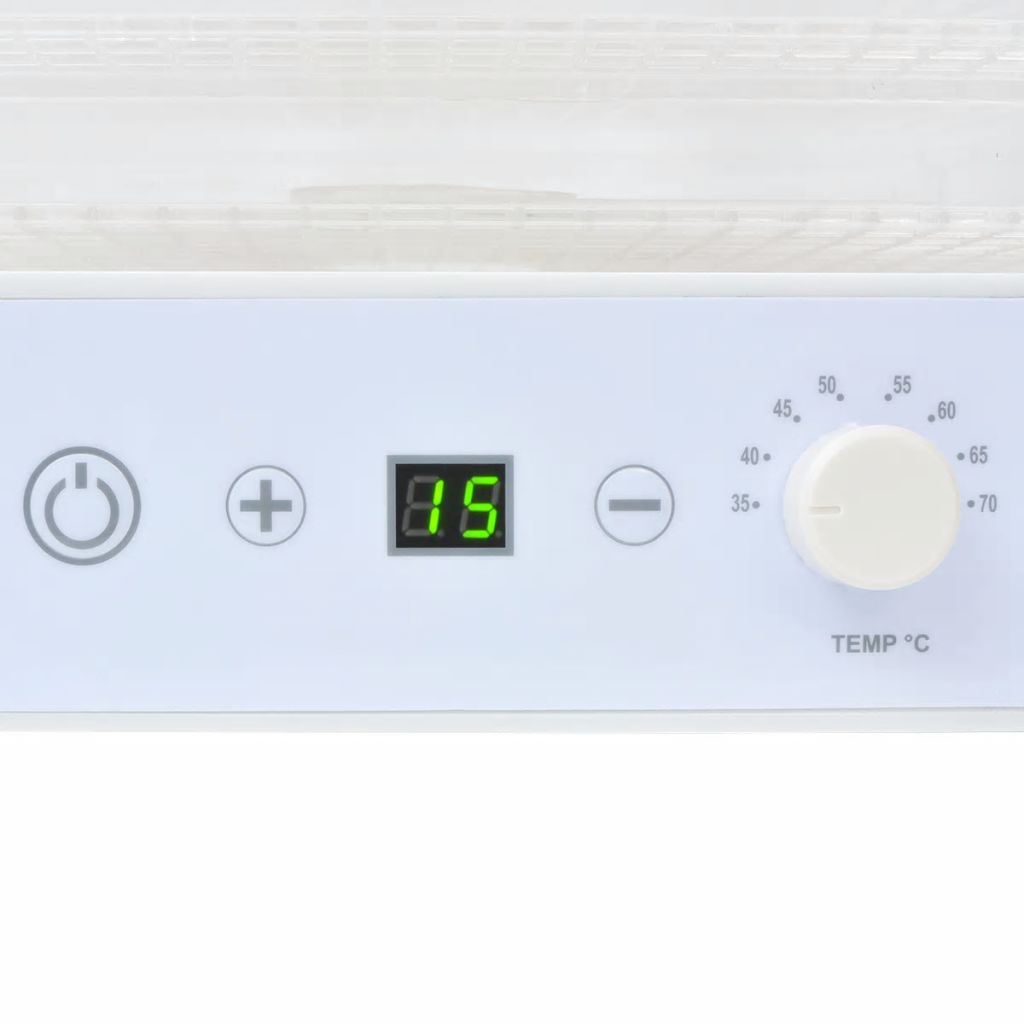 Ruokakuivuri 6 tarjottimella 250 W Valkoinen - Harrastajankoti.fi