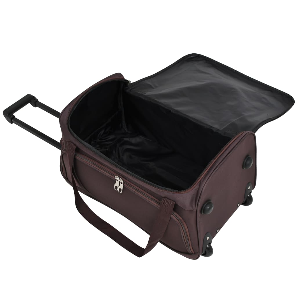 Matkalaukkusetti 3 kpl kahvi - Harrastajankoti.fi