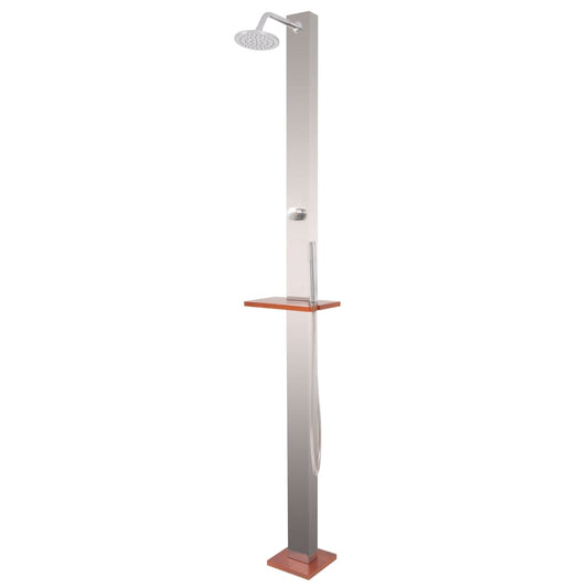Ulkosuihku Harjattu Ruostumaton Teräs 210 cm - Harrastajankoti.fi