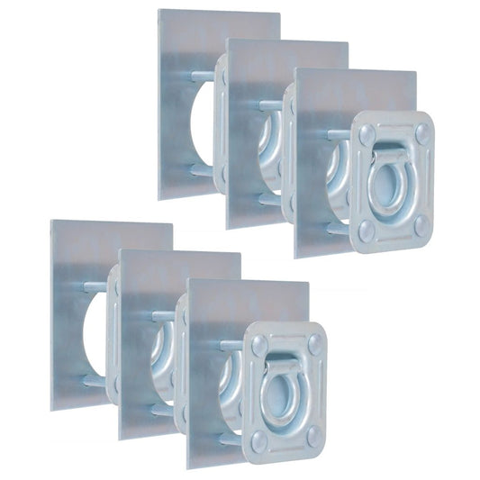 Kiinnitysrenkaat Peräkärryyn 6 kpl Galvanoitu Teräs 2000 kg - Harrastajankoti.fi