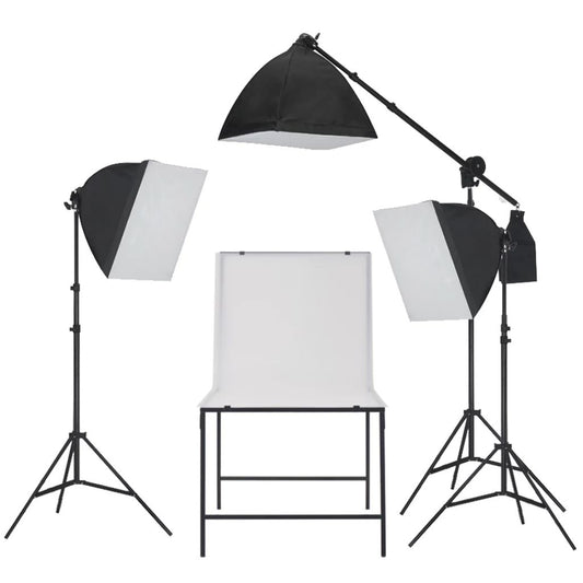 Valokuvastudio Softbox Valosarja Kuvauspöydällä - Harrastajankoti.fi