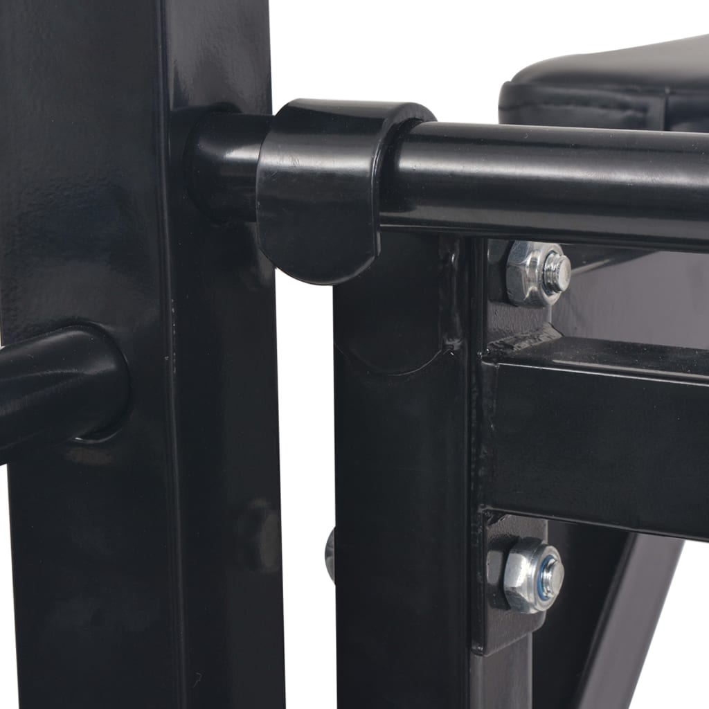 Seinäkiinnitettävä Monitoiminen Kuntotorni Musta - Harrastajankoti.fi