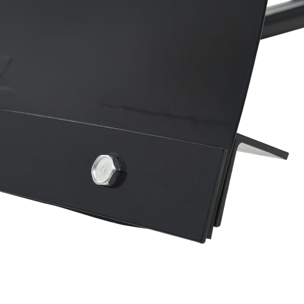 Mönkijän lumiaura 120x38 cm musta - Harrastajankoti.fi