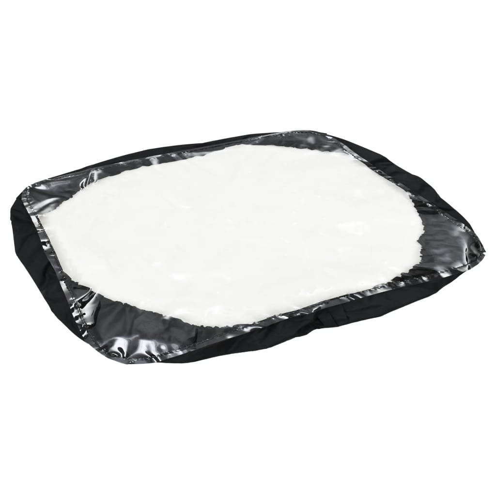 Vedettävä suolan levitin PVC ja teräs 125x74x79 cm 45 l - Harrastajankoti.fi