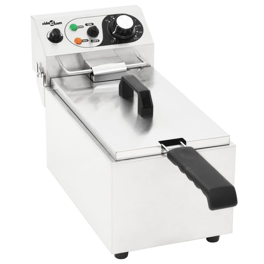 Sähköinen rasvakeitin ruostumaton teräs 6 L 2 000 W - Harrastajankoti.fi