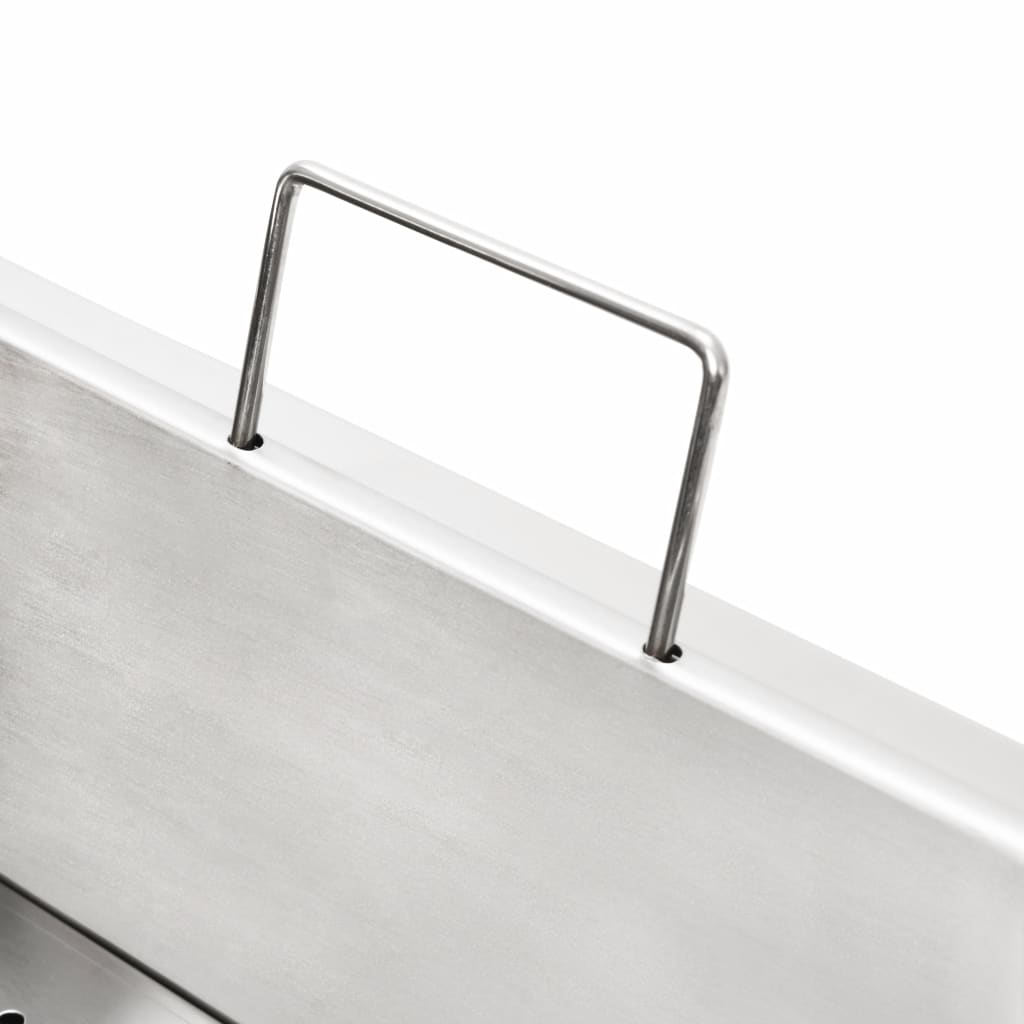 Sähköinen tupla rasvakeitin ruostumaton teräs 12 l 4000 W - Harrastajankoti.fi