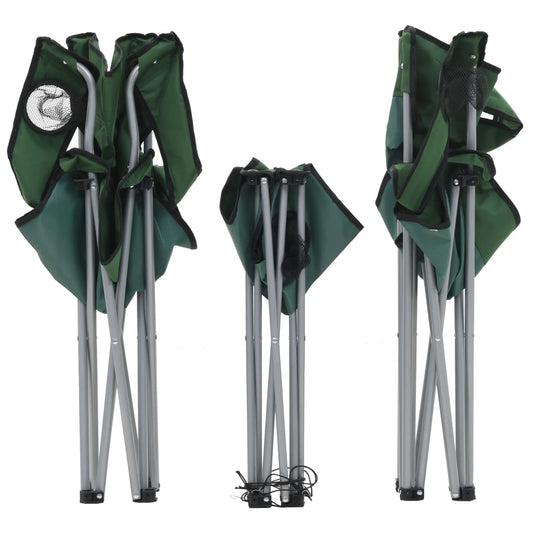 Retkeilypöytä ja -tuoliryhmä 3 osaa vihreä - Harrastajankoti.fi