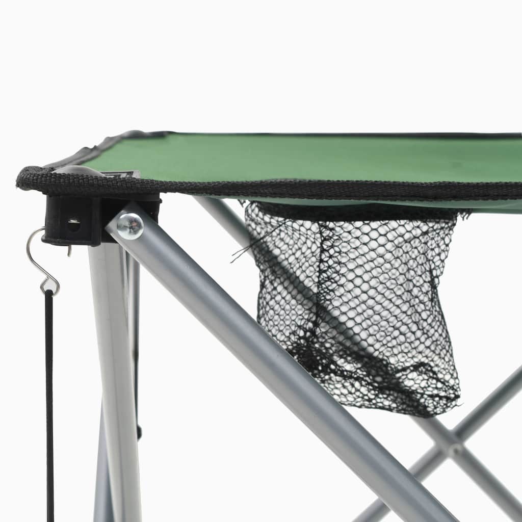 Retkeilypöytä ja -tuoliryhmä 3 osaa vihreä - Harrastajankoti.fi