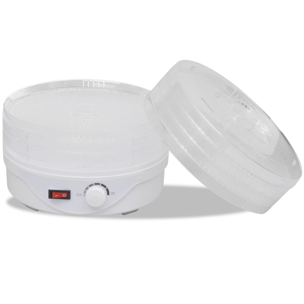 Ruokakuivuri 6 tarjottimella pyöreä 250 W - Harrastajankoti.fi