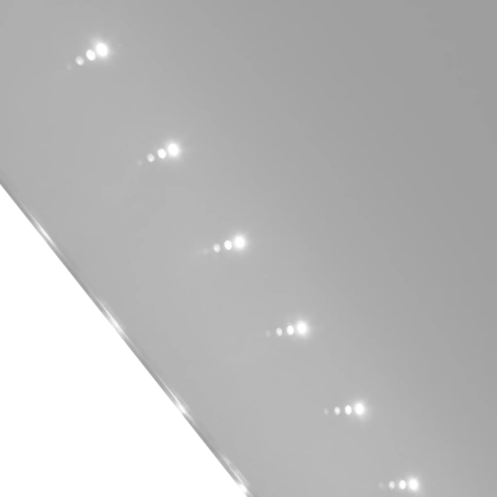 Kylpyhuoneen peili LED-valoilla 50x60 cm - Harrastajankoti.fi