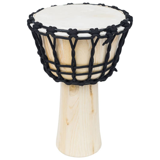 Djembe-rumpu kiristysköydellä 25 cm vuohennahka - Harrastajankoti.fi