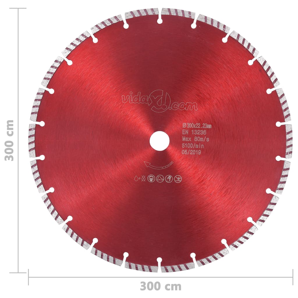 Timanttikatkaisulaikka turbo teräs 300 mm - Harrastajankoti.fi