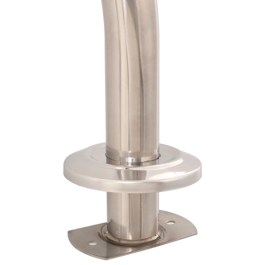 Uima-altaan tikkaat 3 askelmaa 120 cm Ruostumaton teräs - Harrastajankoti.fi