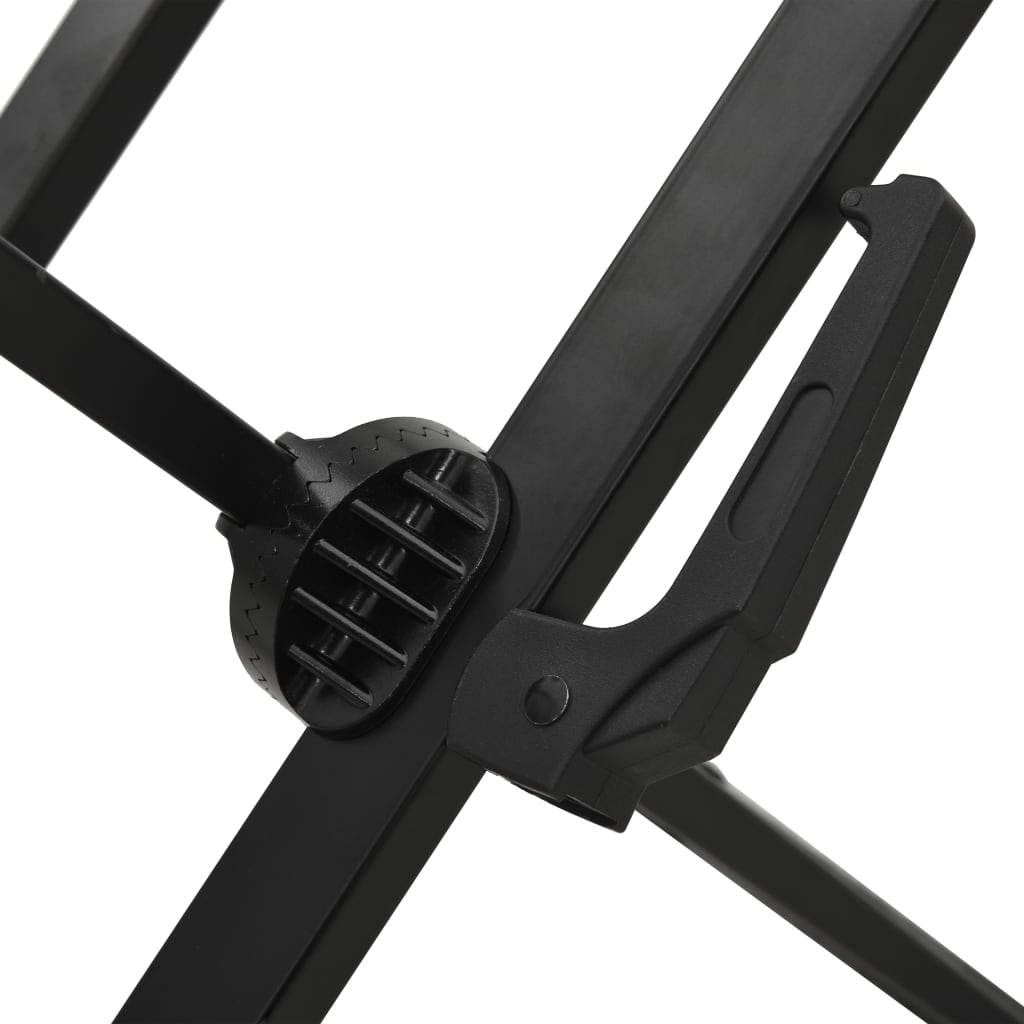 Kosketinsoitinteline mikrofonitelineellä ja nuottipidikkeellä - Harrastajankoti.fi