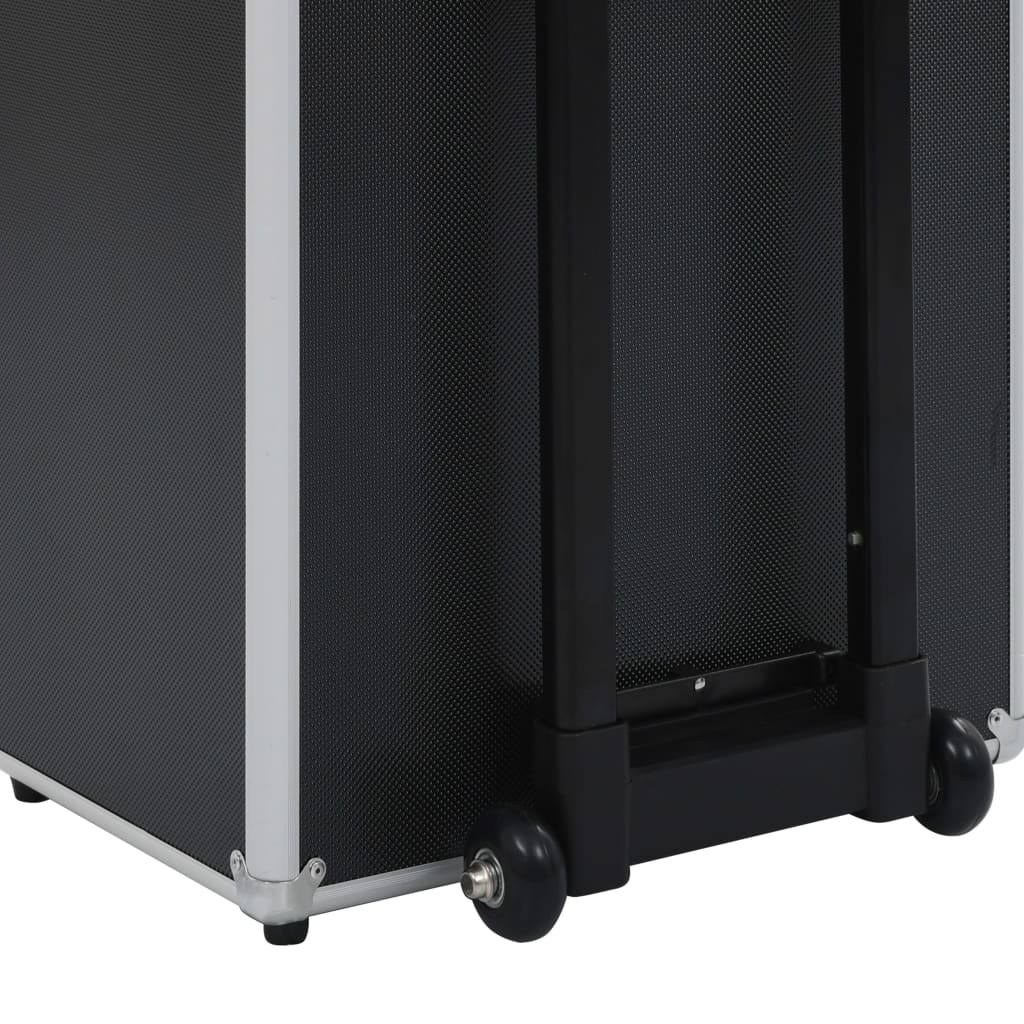 Meikkivaunu alumiini musta - Harrastajankoti.fi