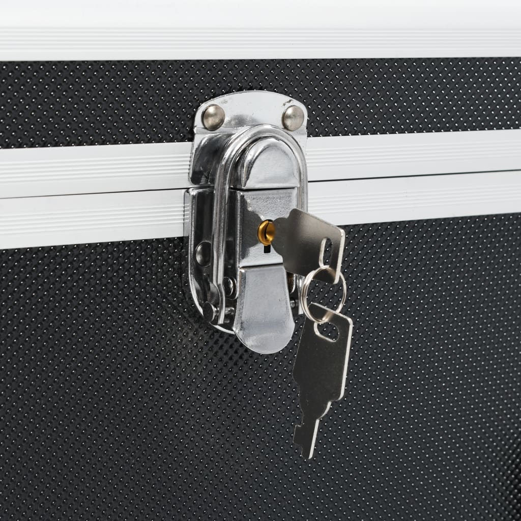 Säilytyslaatikot 2 kpl musta alumiini - Harrastajankoti.fi