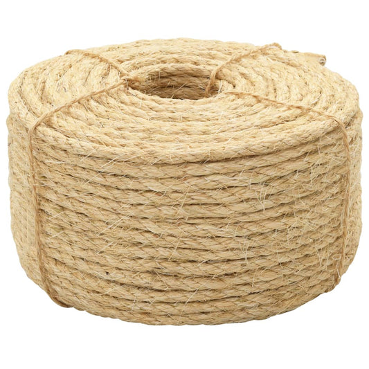 Köysi 100% sisal 8 mm 500 m - Harrastajankoti.fi
