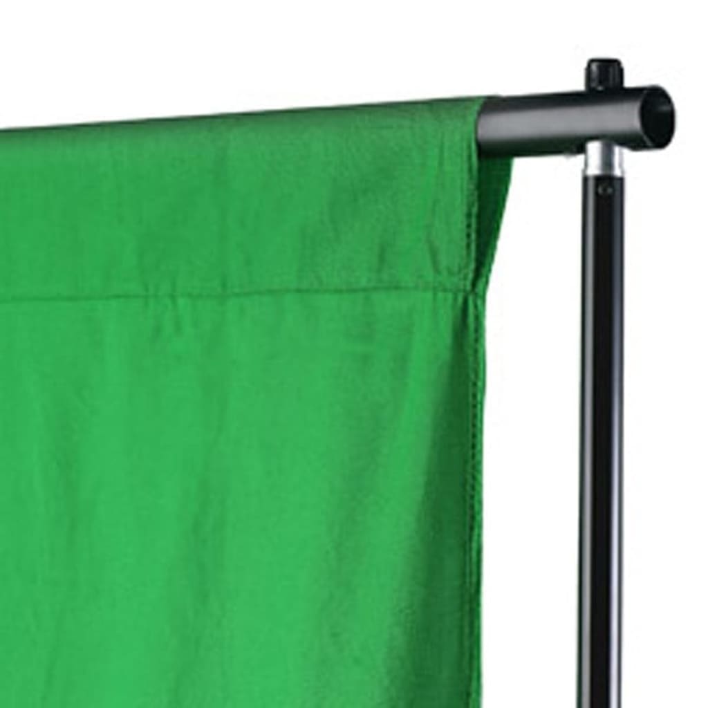 Taustakangas puuvilla chromakey 300x300 cm vihreä - Harrastajankoti.fi