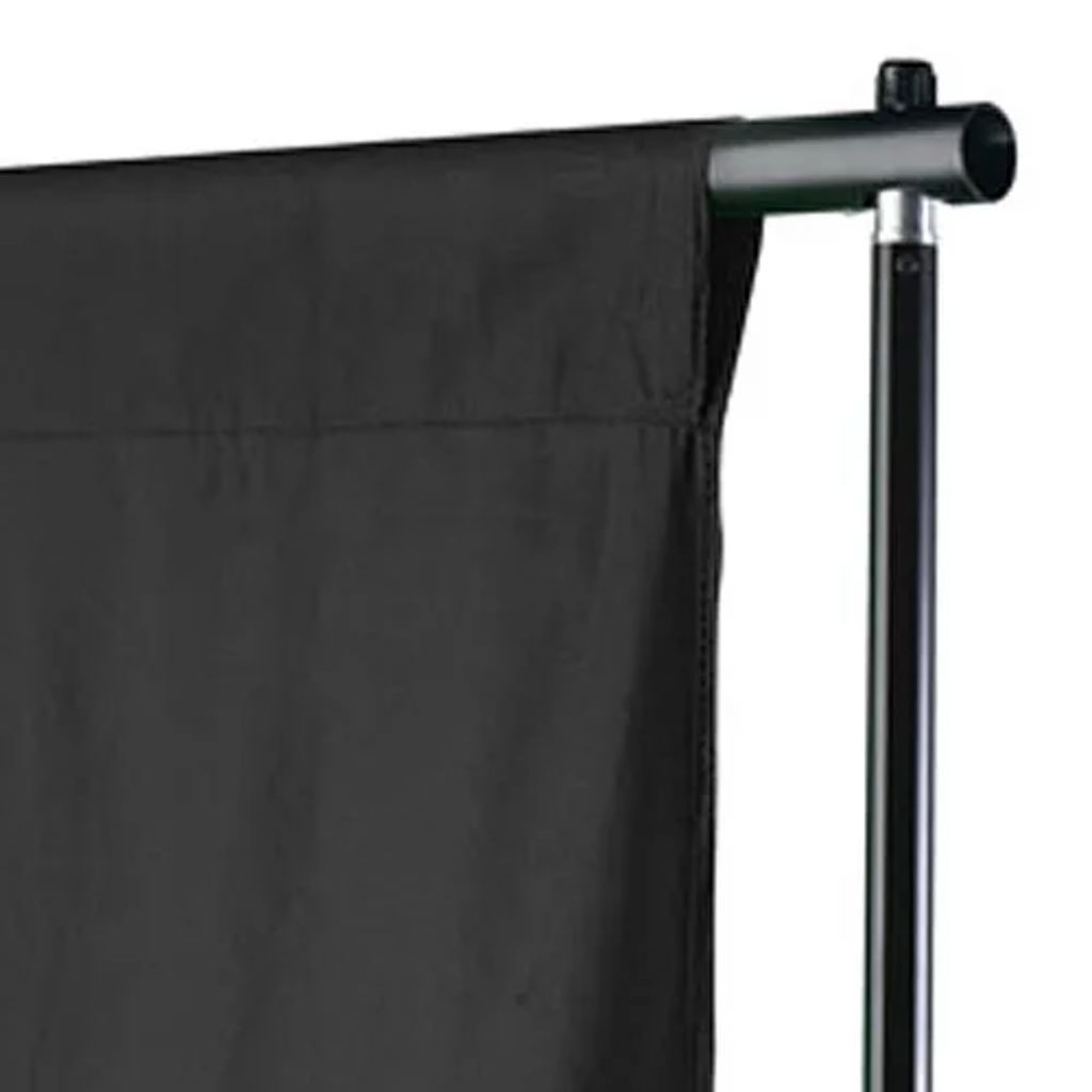 Taustakangas puuvilla 600x300 cm musta - Harrastajankoti.fi