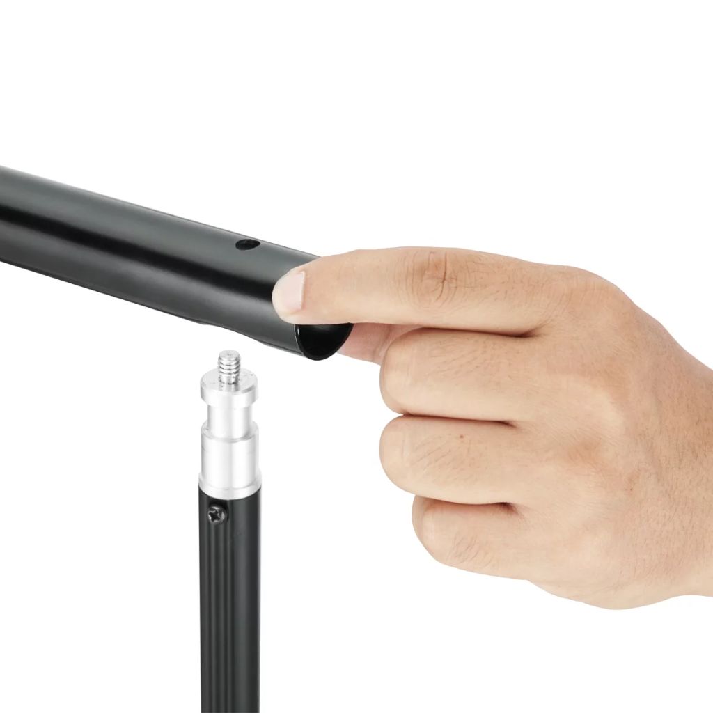 Kuvaustaustajärjestelmä 600x300 cm musta - Harrastajankoti.fi