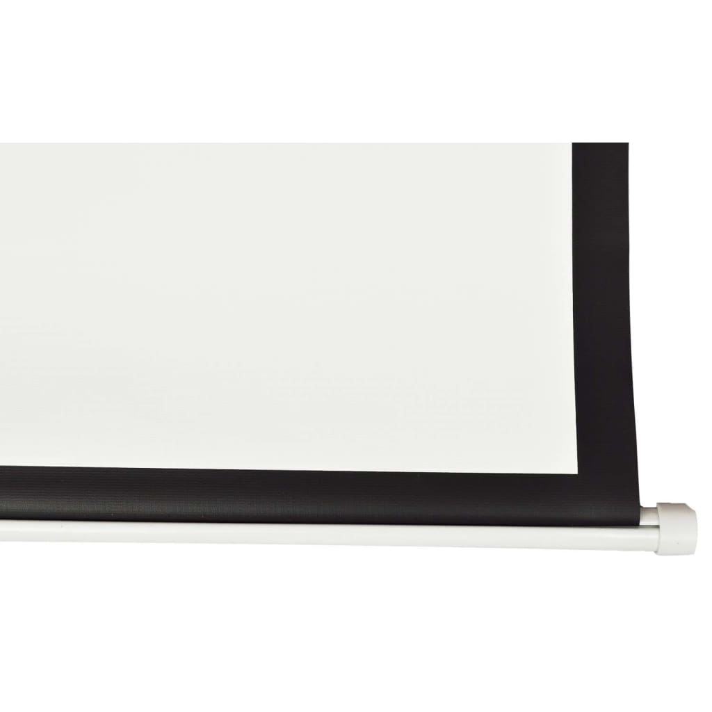 Manuaalinen Valkokangas 160x123cm Valkoinen 4:3 Seinä-/Kattokiinnitys - Harrastajankoti.fi
