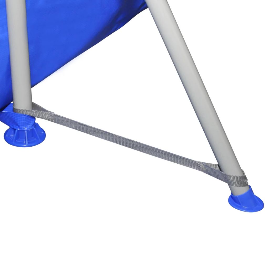 Teräsrunkoinen Uima-allas Portailla 394 x 207 x 80 cm - Harrastajankoti.fi