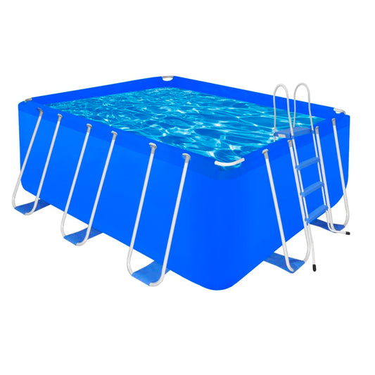 Teräsrunkoinen Uima-allas Portailla 400 x 207 x 122 cm - Harrastajankoti.fi