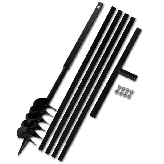 Maapora Kahvalla 120 mm ja Jatkeella 5 m Teräs - Harrastajankoti.fi