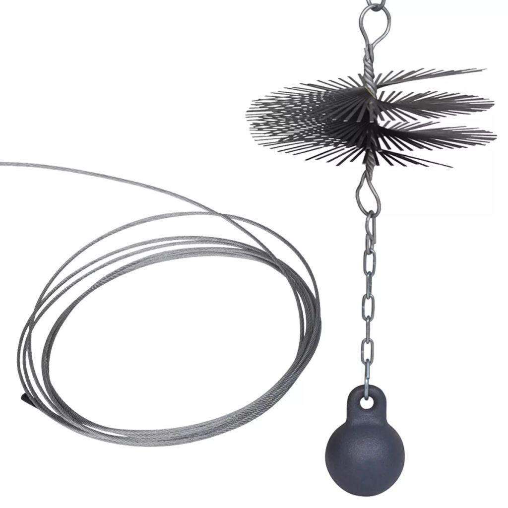 Pyöreä Nuohousharja 25 cm Halkaisija - Harrastajankoti.fi