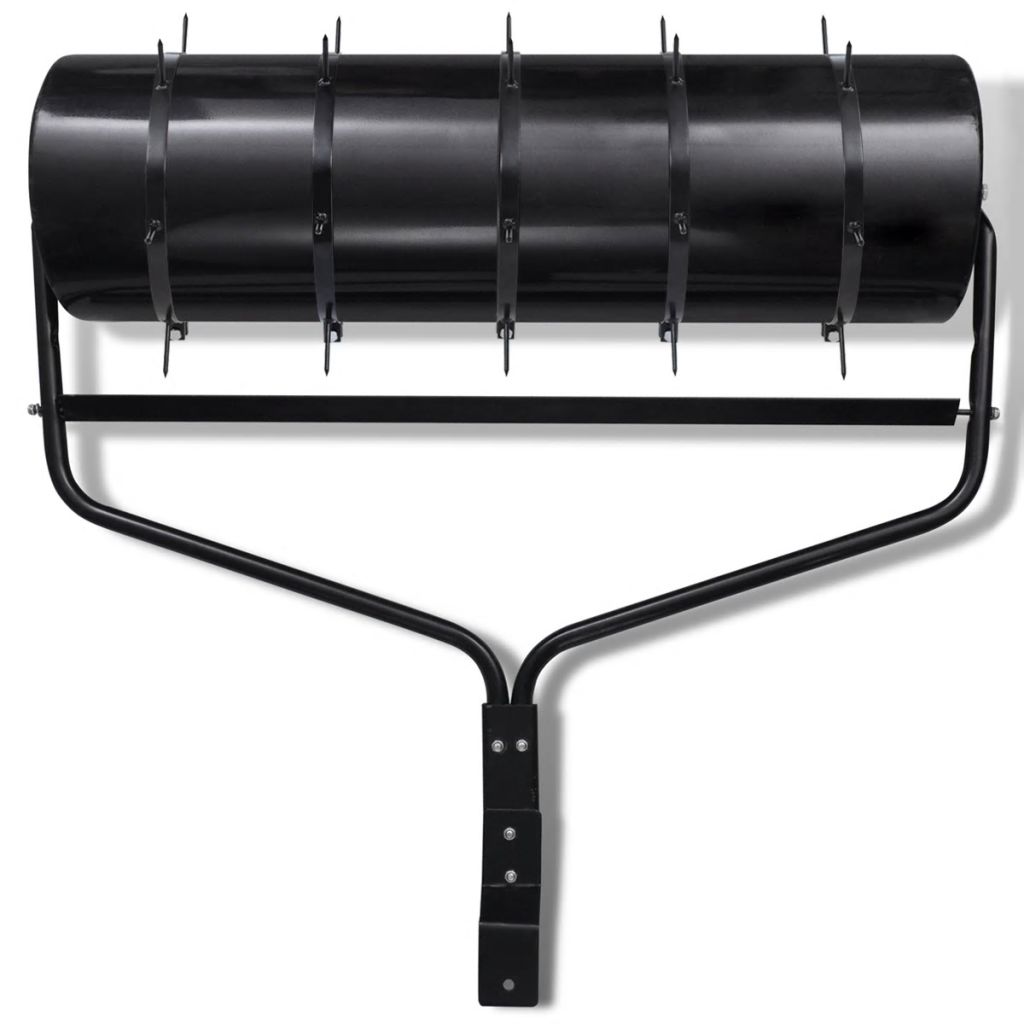 Nurmikkojyrä 5 ilmausvanteella 30 cm musta - Harrastajankoti.fi