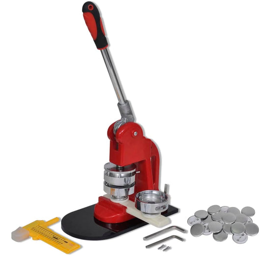 Rintamerkkikone 44 mm Pyöreällä Leikkurilla ja Nappiosilla 500 osaa - Harrastajankoti.fi