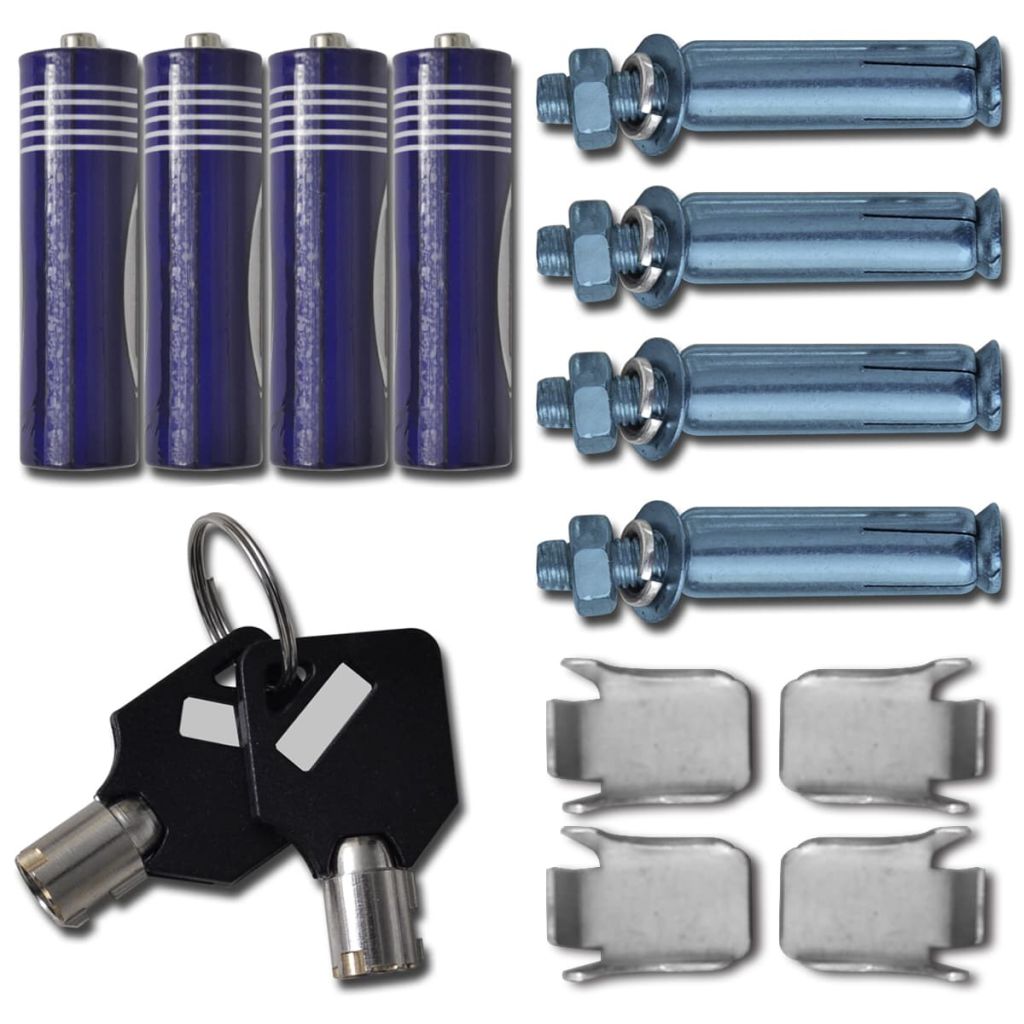 Sähköinen tallelokero hyllyllä digitaalinen 35x25x25cm - Harrastajankoti.fi