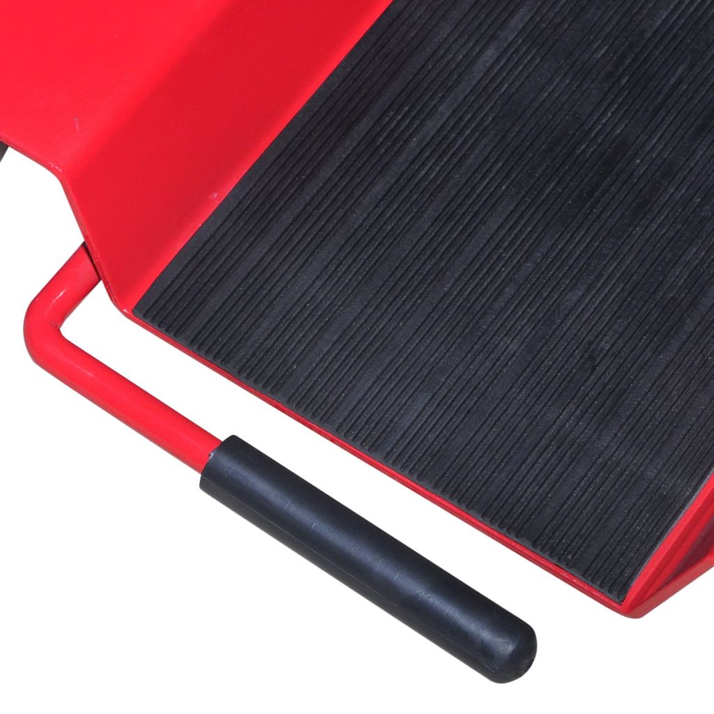 Moottoripyörän siirtoalusta keskitelineellä punainen - Harrastajankoti.fi