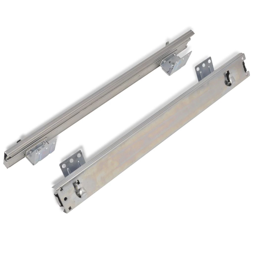 Ulosvedettävät ritilälaatikot 2 kpl 600 mm hopea - Harrastajankoti.fi