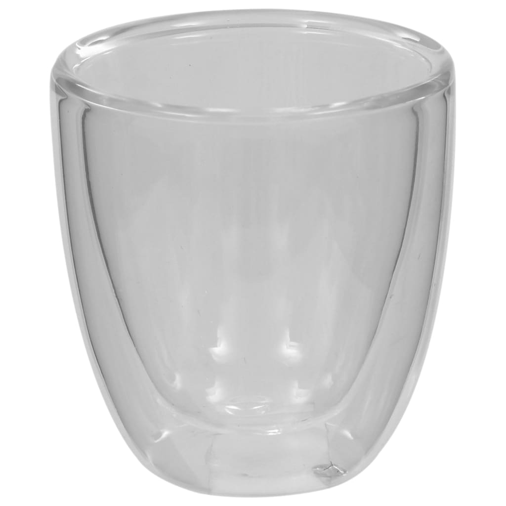 Tuplaseinäiset lämpölasit espressokahville 12 kpl 80 ml - Harrastajankoti.fi