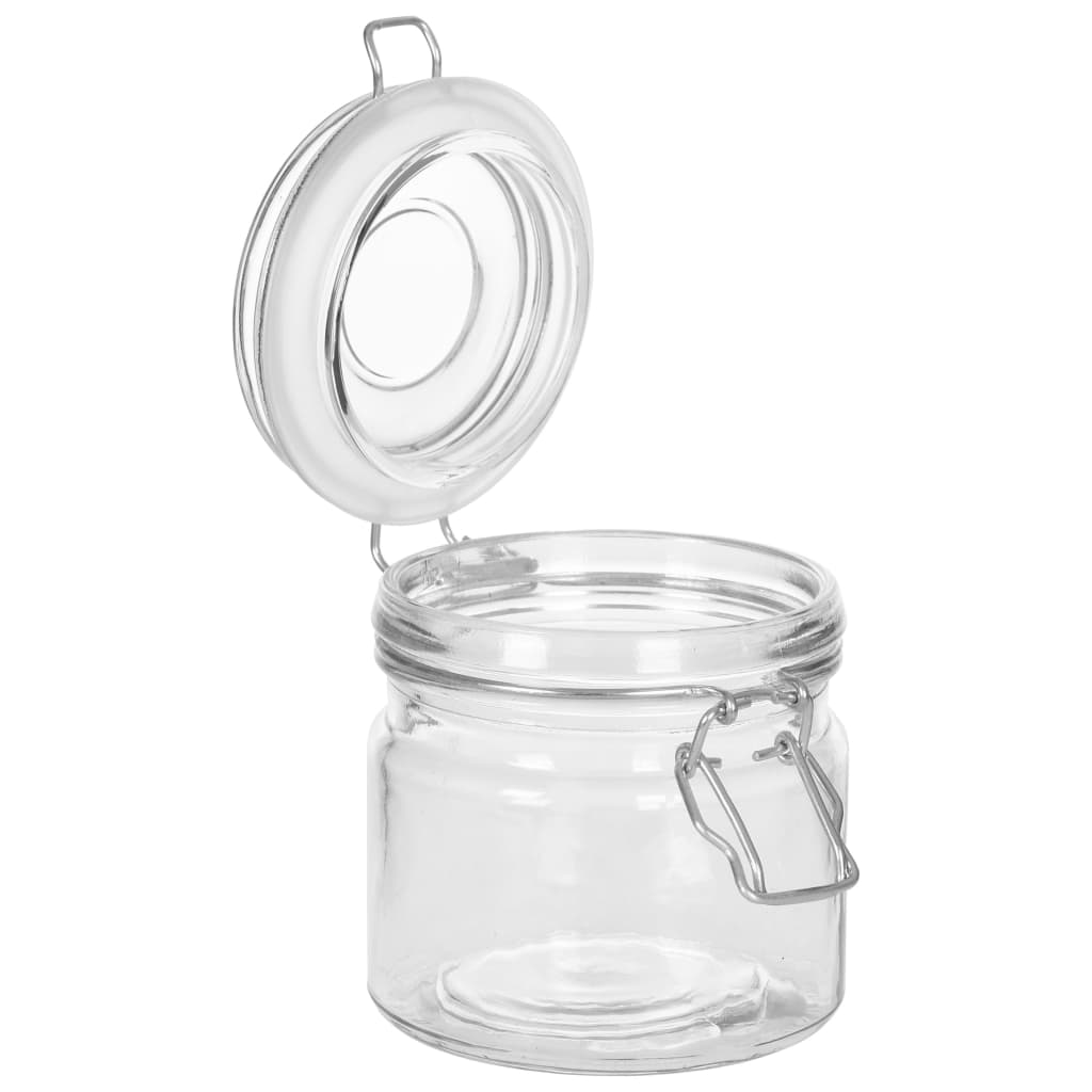 Säilytyspurkit klipsikannella 6 kpl 500 ml - Harrastajankoti.fi