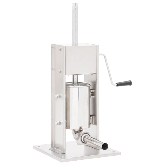 Manuaalinen makkarantäyttökone hopea 3 l ruostumaton teräs - Harrastajankoti.fi