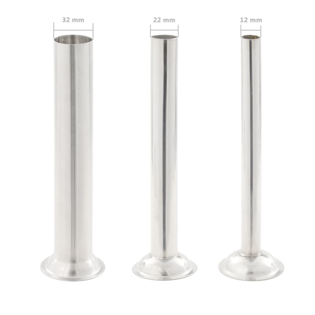 Manuaalinen makkarantäyttökone hopea 3 l ruostumaton teräs - Harrastajankoti.fi