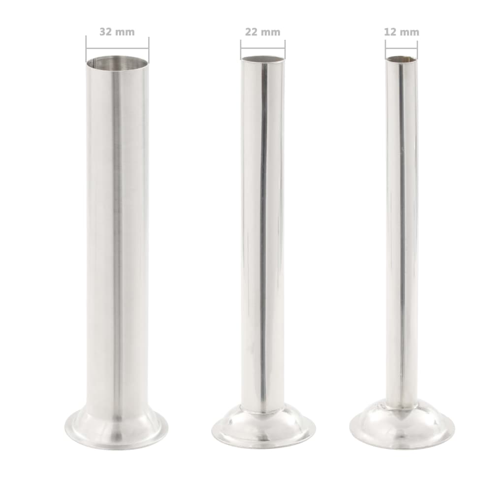 Manuaalinen makkarantäyttökone hopea 7 l ruostumaton teräs - Harrastajankoti.fi