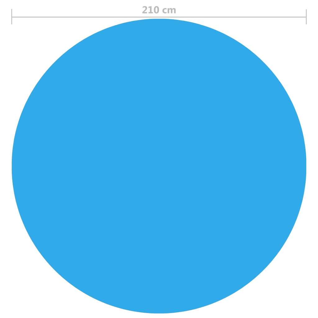 Uima-altaan suoja sininen 210 cm PE - Harrastajankoti.fi