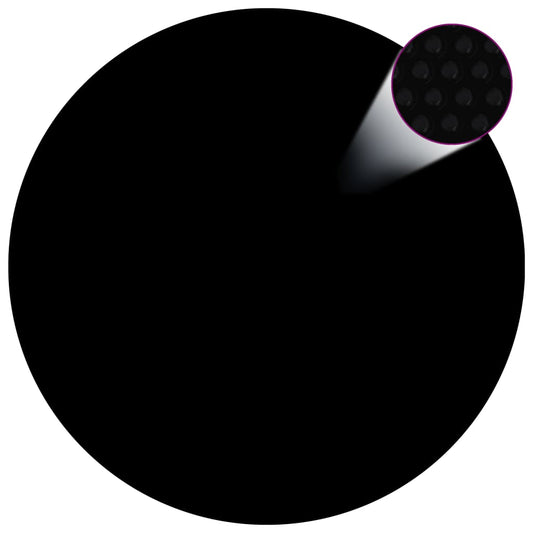 Uima-altaan suoja musta 549 cm PE - Harrastajankoti.fi