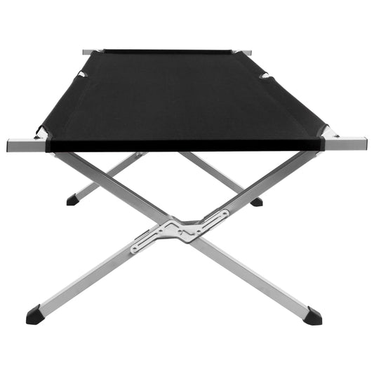 Leirisänky 210x80x48 cm XXL musta - Harrastajankoti.fi