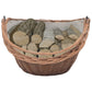 286988 Be Basic Firewood Basket with Handle 60x44x55 cm Natural Willow - Harrastajankoti.fi